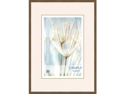 Dřevěný fotorámeček tmavý 42 x 59,4 cm