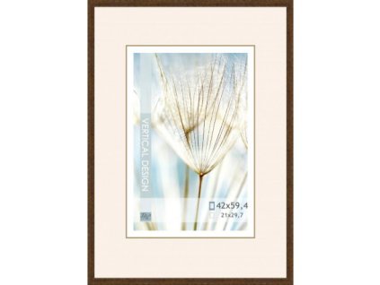 Dřevěný fotorámeček tmavý 42 x 59,4 cm