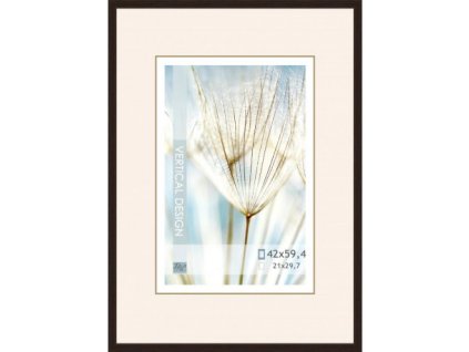 Dřevěný fotorámeček tmavý 42 x 59,4 cm