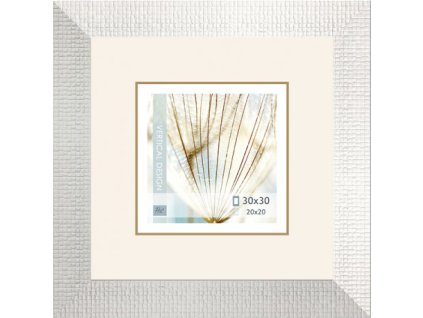 Plastový fotorámeček bílý 30 x 30 cm
