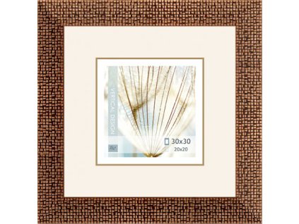 Fotorámeček bronzový plast 30 x 30 cm