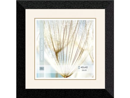 Fotorám černý plast  40 x 40 cm