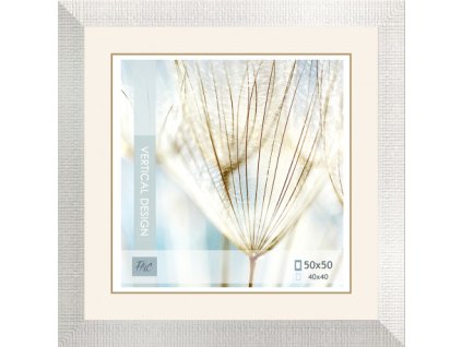 Fotorámeček bílý plast 50 x 50 cm