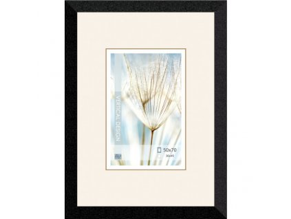 Fotorám černý / plast 50 x 70 cm