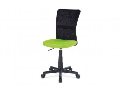Kancelářská židle zelená látka / plast