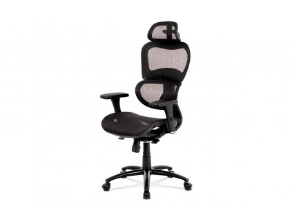 Kancelářská židle černá látka / kov