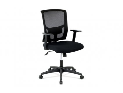 Kancelářská židle černá látka / plast