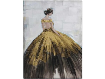 Ručně malovaný obraz plesová sezóna 90 x 120 cm