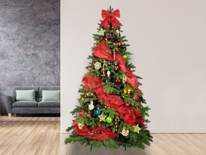 56082 18 ozdobeny stromecek symbol vanoc 270 cm