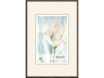 Fotorámeček tmavé dřevo 40 x 60 cm