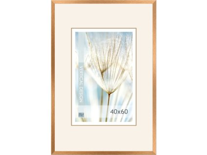 Dřevěný fotorámeček hnědý 40 x 60 cm
