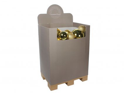 ZAPŮJČENÍ - Sada ozdob BASIC GOLD 15–25 cm na stromky 300-600 cm