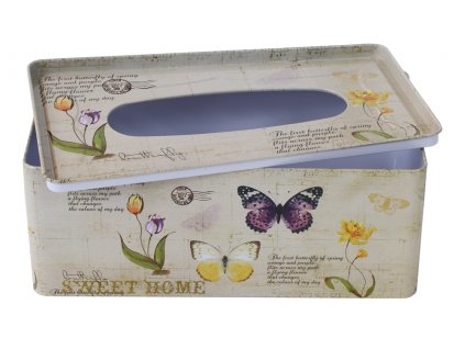 Box na kapesníky s motýlkem