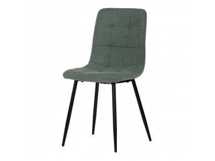 Židle jídelní zelená/ kov