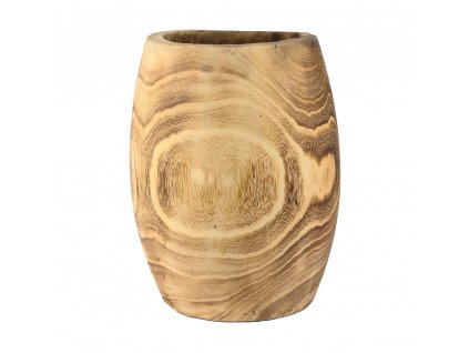 Dřevěná váza 28 cm
