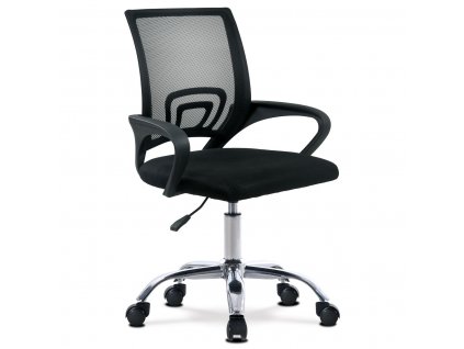 Kancelářská židle černý potah MESH / kov