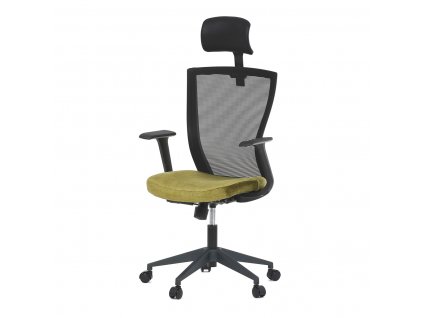 Kancelářská židle černo-světle zelená