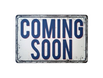 Plechová cedule s nápisem 20 x 30 cm