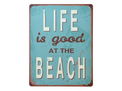 Plechová cedule s nápisem 30 x 40 cm