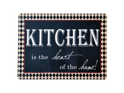 Plechová cedule s nápisem 30 x 40 cm