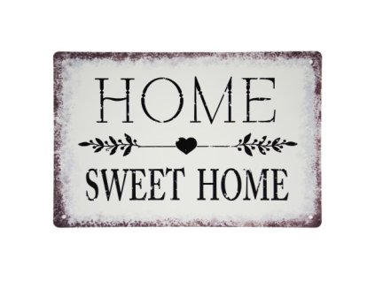 Plechová cedule s nápisem 20 x 30 cm