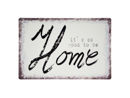 Plechová cedule s nápisem 20 x 30 cm