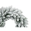 Věnec zasněžený DELUXE Viola 45 cm