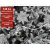 ZAPŮJČENÍ - Sada ozdob STŘÍBRNÉ VLOČKY na stromky 240-270 cm