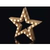LED HVĚZDA světelná s žárovkami 37 cm