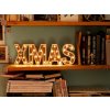 LED světelný nápis XMAS 45 cm