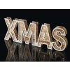 LED světelný nápis XMAS 45 cm
