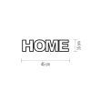 LED světelný nápis HOME 45 cm