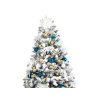 ZAPŮJČENÍ - Ozdobený stromeček s LED osvětlením POLÁRNÍ MODRÁ 300 cm