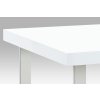 Jídelní stůl bílý / chrom 120 x 75 cm