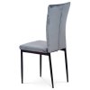 Jídelní židle šedá sametová látka / kov