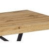 Konferenční stolek divoký dub / černý 110 x 60 x 43 cm