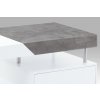 Konferenční stolek bílý / dekor beton 120 x 60 x 42 cm