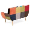 Pohovka barevná patchwork 140 cm
