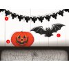 Sada 3 ks papírových dekorací: dýně, netopýr, řetěz s netopýry