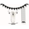 Sada 3 ks papírových dekorací: duch, roleta s netopýrem, řetěz s netopýry