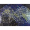 Ručně malovaný obraz planety Země 90 x 120 cm