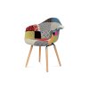 Jídelní židle barevná patchwork / buk