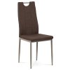 Jídelní židle cappuccino látka / kov