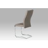 Jídelní židle béžová látka / chrom