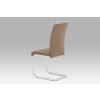 Jídelní židle béžová látka / chrom