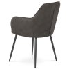 Jídelní židle v šedá látka / kov