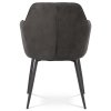 Jídelní židle v šedá látka / kov