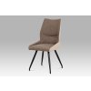 Jídelní židle cappuccino koženka / černá