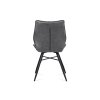 Jídelní židle šedá látka / kov