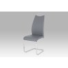 Jídelní židle šedá ekokůže / chrom